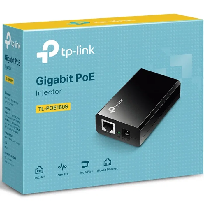 TP-Link TL-POE150S Inyector PoE Gigabit Ethernet 48 V TP-Link TL-POE150S Inyector PoE Gigabit Ethernet 48 V